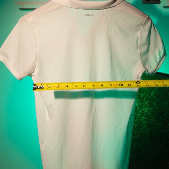 Women's White Ralph Lauren Ocean Course Golf Polo Size L - Picture 5 of 5